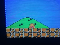 Мерцания, полосы на новодельной Dendy Junior 180117-2