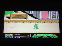 Мерцания, полосы на новодельной Dendy Junior 180121-4