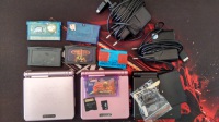 GBA SP AGS 101 + стафф 170420-0
