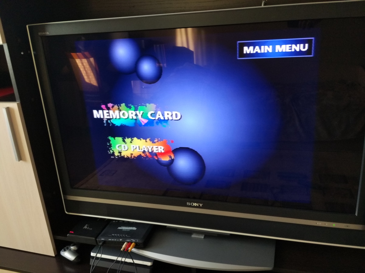 проблема с цветами на PS1 FAT PAL при подключение по SCART