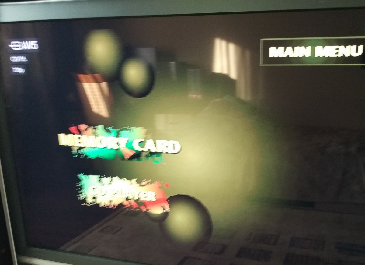 проблема с цветами на PS1 FAT PAL при подключение по SCART