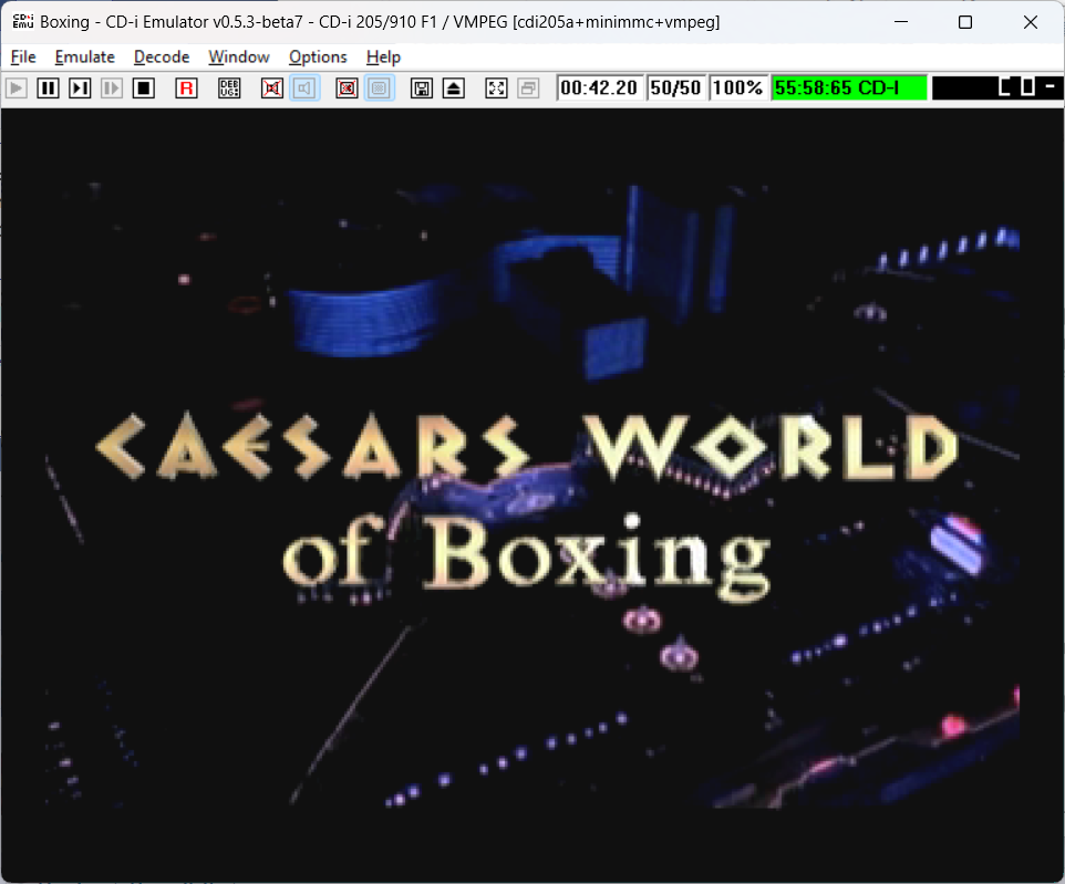 (CD-I) Эмуляция игры Caesar's World of Boxing ? 275035-1