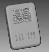 Крышка блока питания NES (Sega?), 3D модель для печати + нужна небольшая помощь 280135-1